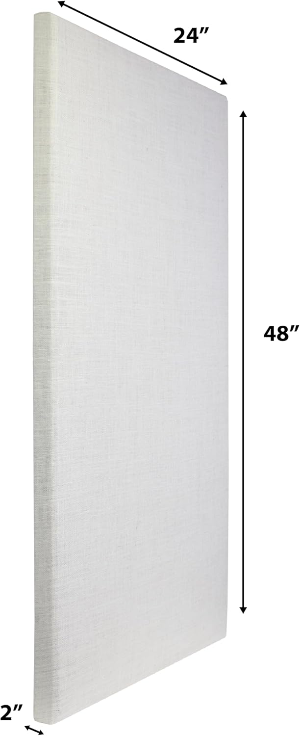 Ivory Beveled Acoustic Panel