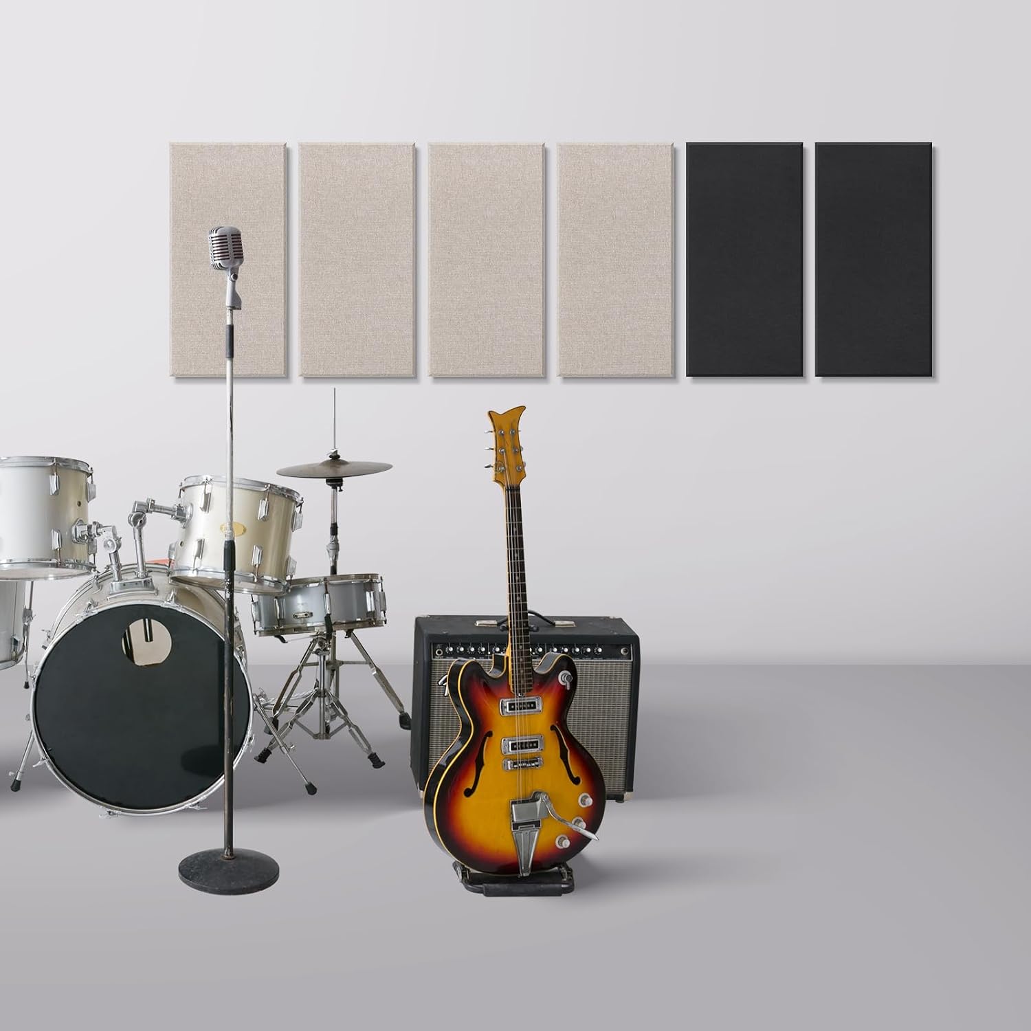 4 Pack Light Camel Acoustic Panels