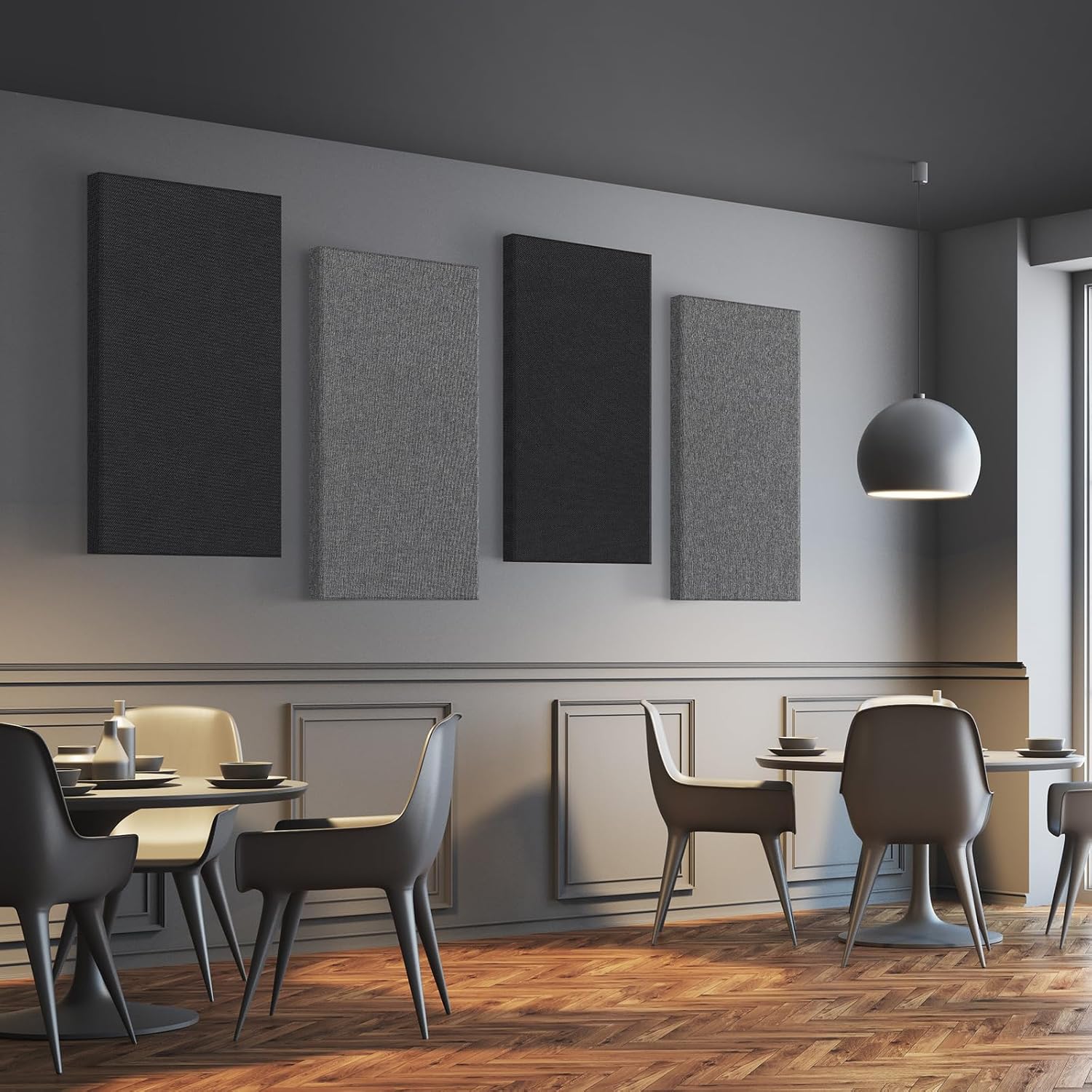 2 PCS Fiberglass Acoustic Wall Panels