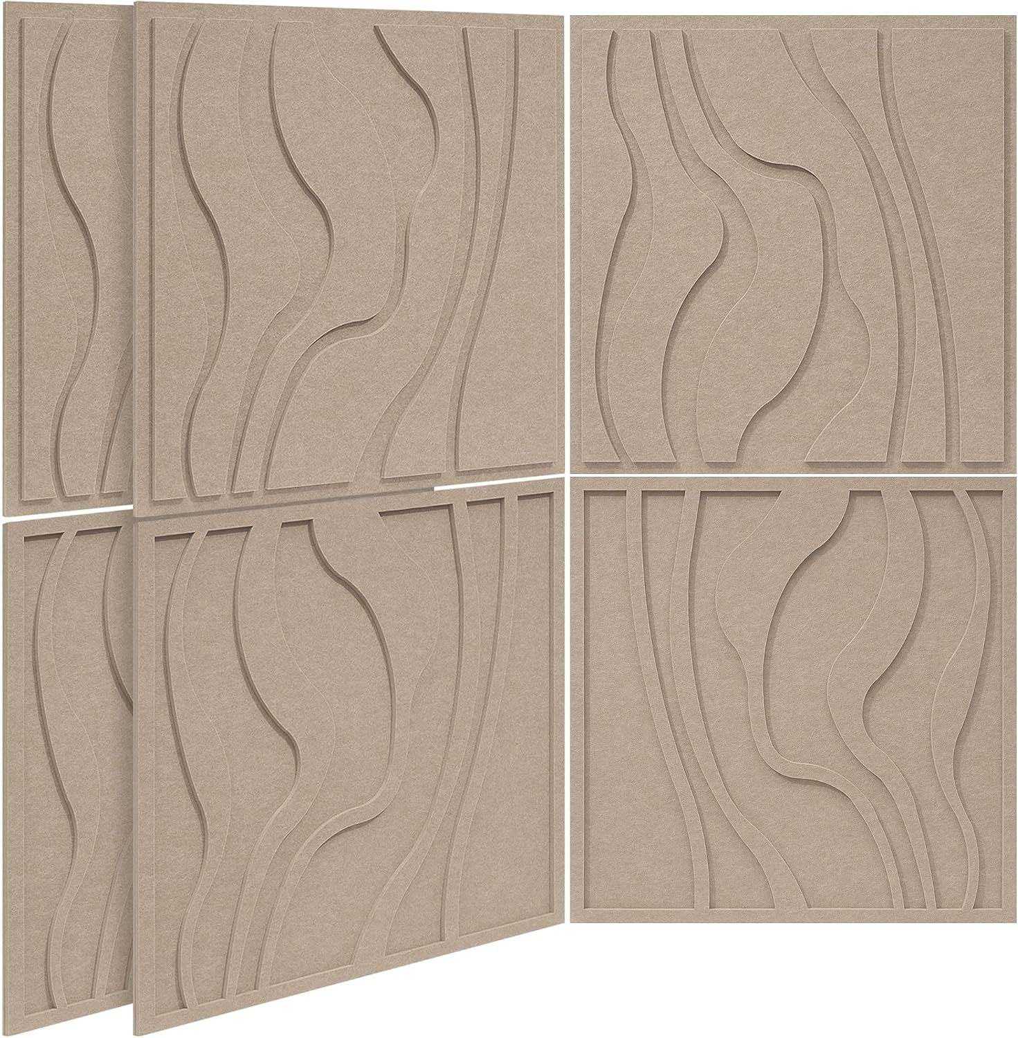 6 Pack Camel Art Acoustic Panels
