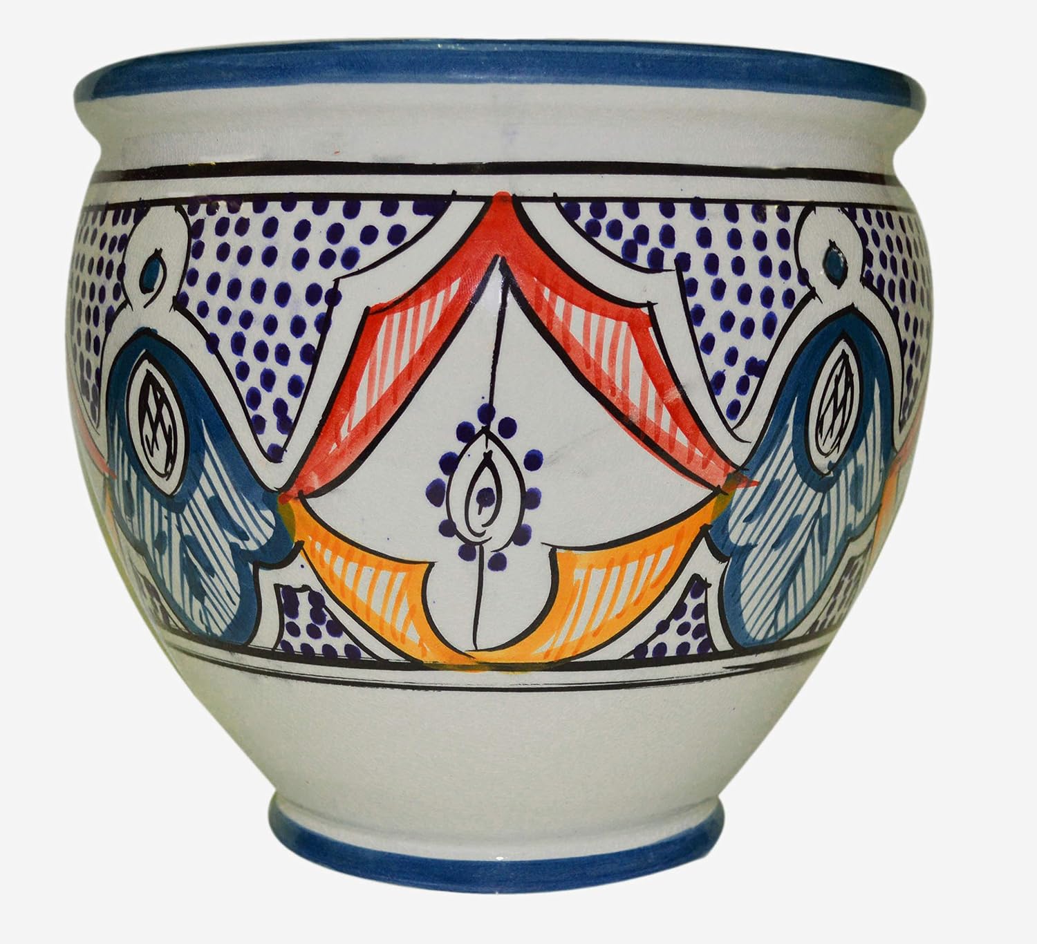 Flower Pot Moroccan Spanish Ceramic Planter