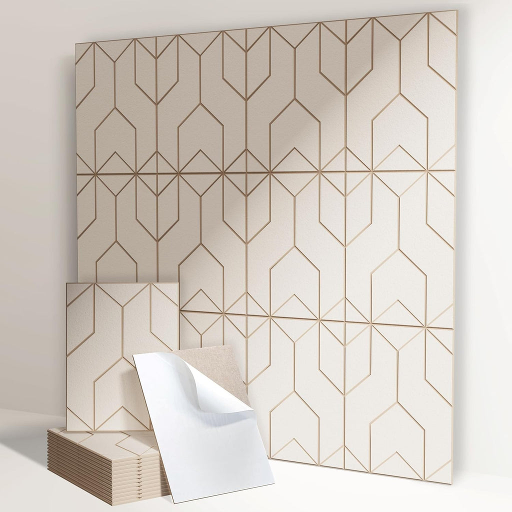 12 Pack Self-Adhesive Acoustic Panels