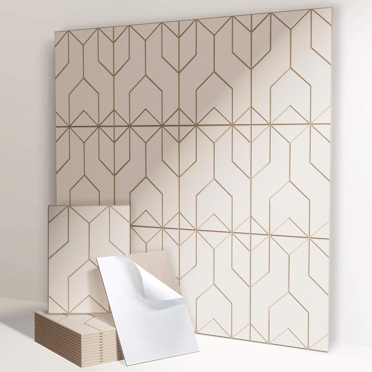 12 Pack Self-Adhesive Acoustic Panels