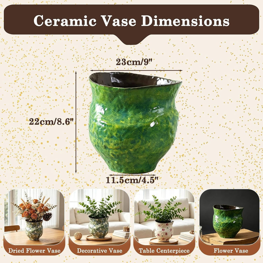 Large Glazed Ceramic Planter Pot