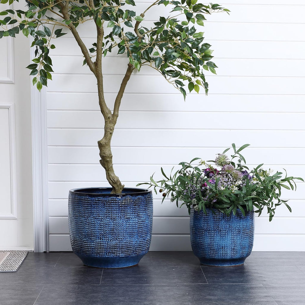 15.75" Dia Large Ceramic Pots